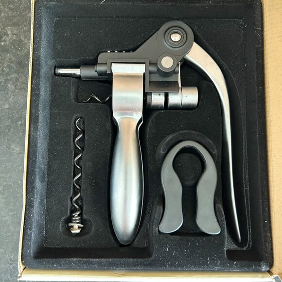 Lever Pull Corkscrew Wine Bottle Opener, Corkscrew - Picture 4 of 4